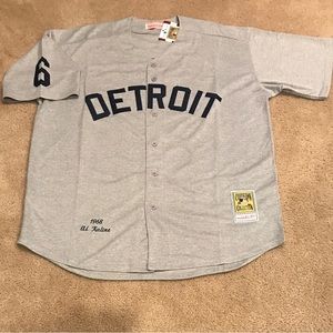 Al Kaline Detroit Tigers Jersey Mens XL